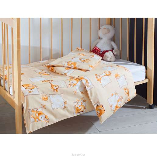 КПБ 100% Cotone KIT (with fitted sheet) bambini